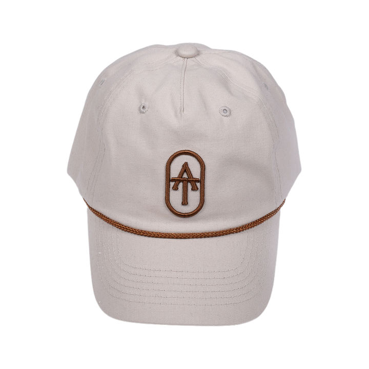 Spectator cap with rope detail