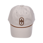 Spectator cap with rope detail