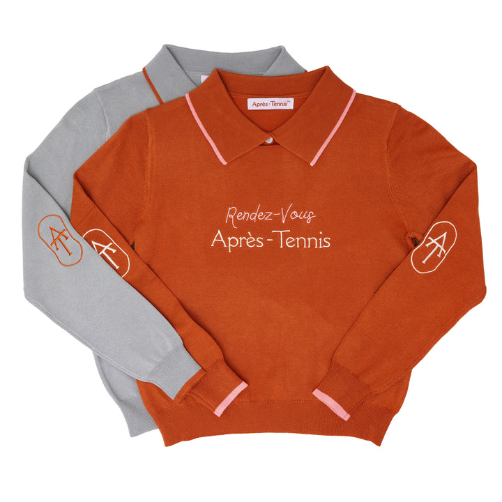 Après-Tennis Fine Knit Polo