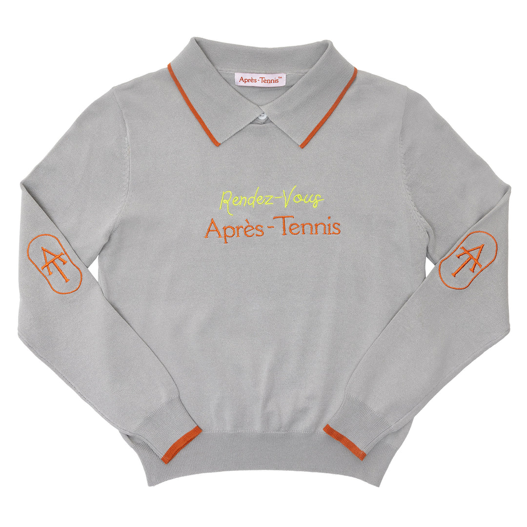 Après-Tennis Fine Knit Polo