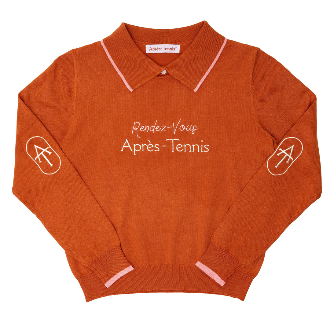 Après-Tennis Fine Knit Polo