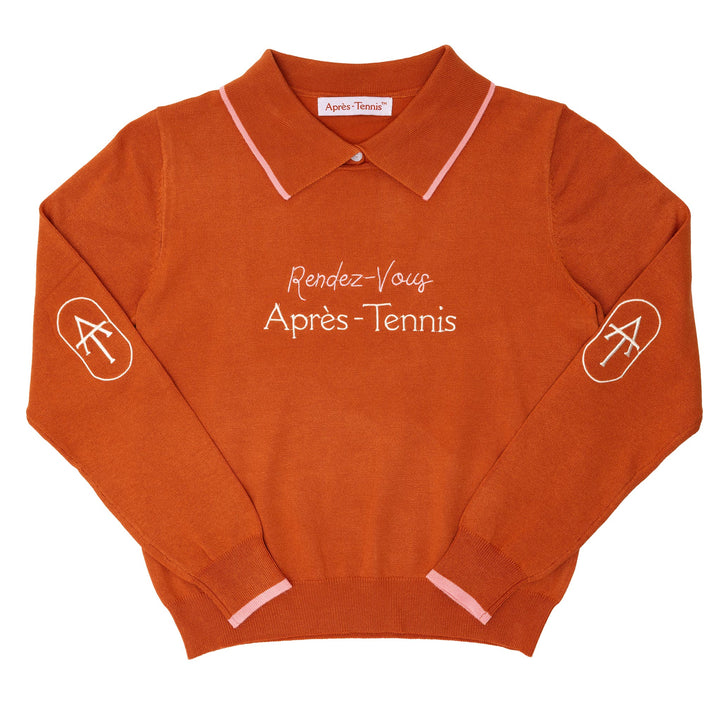 Après-Tennis Fine Knit Polo