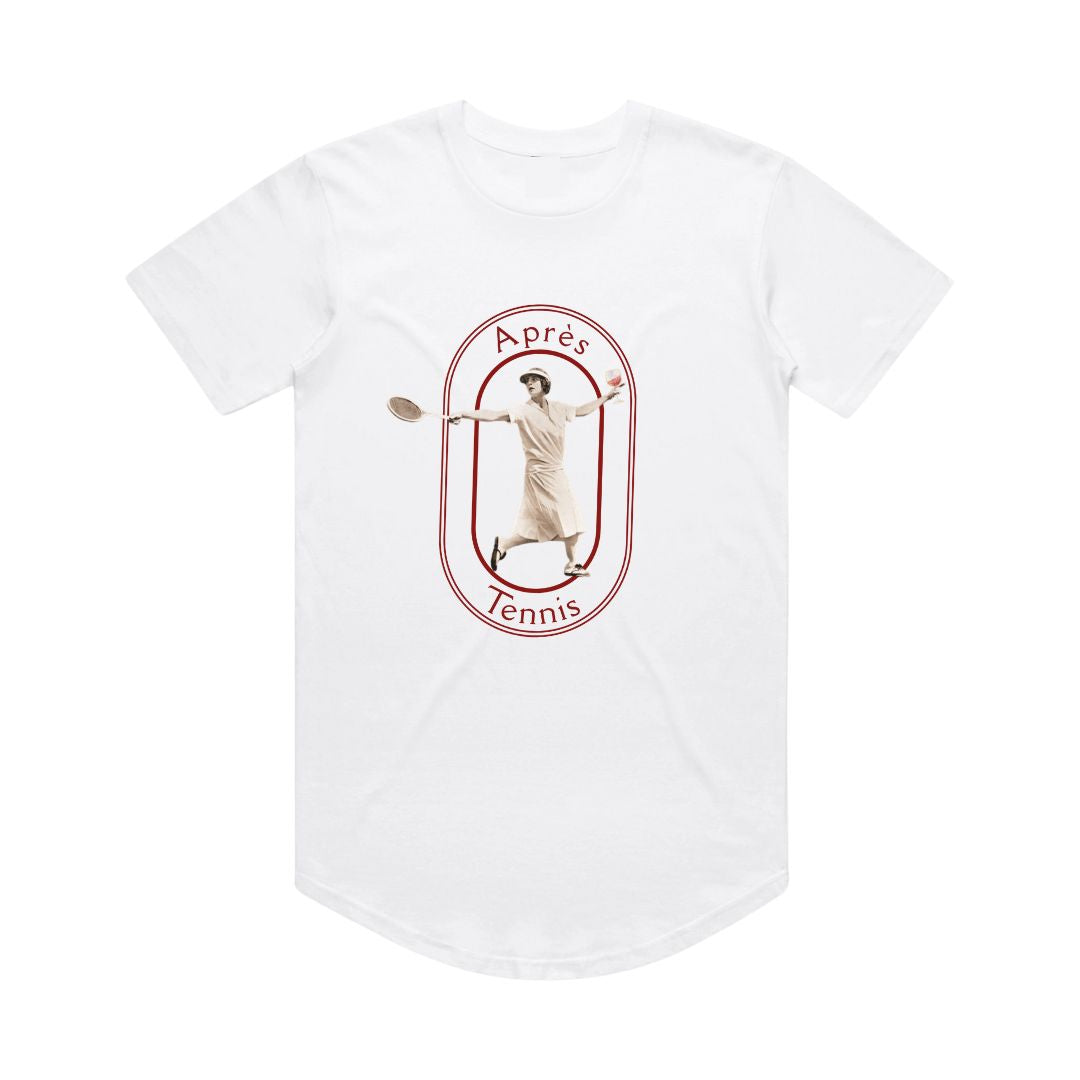 Après-Tennis premium T-shirt : Vino edition