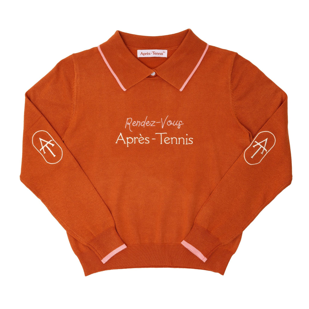 Après-Tennis Fine Knit Polo