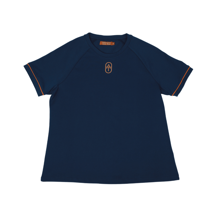 Short sleeve piqué top