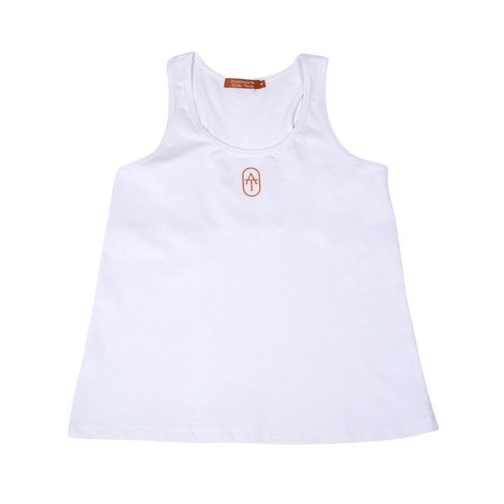 Racerback tank top (White)